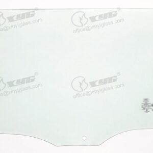 RH REAR DOOR GLASS GREEN (1 HOLE)